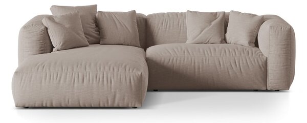 Divano angolare componibile beige (angolo sinistro) Martina - Micadoni Home