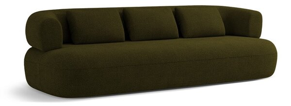 Divano verde bouclé 226 cm Jenny - Micadoni Home