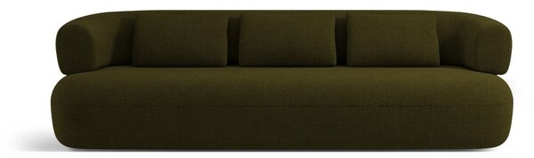 Divano verde bouclé 226 cm Jenny - Micadoni Home