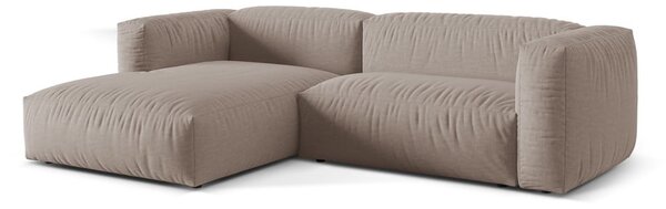 Divano angolare componibile beige (angolo sinistro) Martina - Micadoni Home