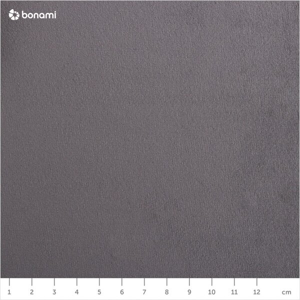 Letto matrimoniale imbottito in grigio scuro in velluto con contenitore con rete inclusa 180x200 cm Arendal – Cosmopolitan Design