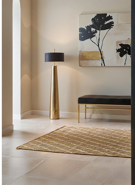 Tappeto di colore naturale in iuta tessuto a mano 160x230 cm Kunu – Hanse Home
