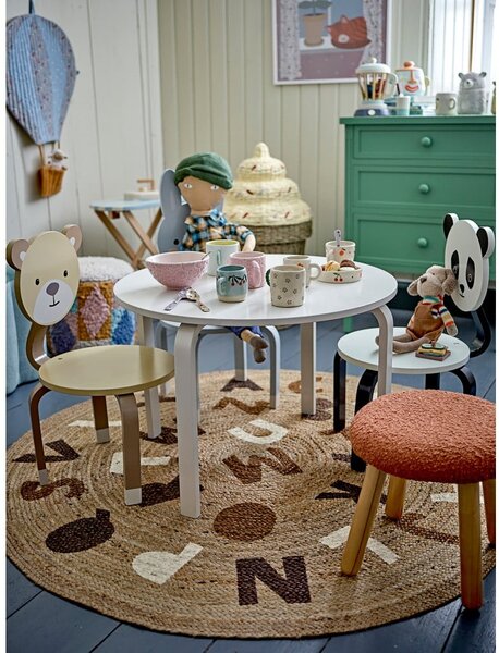 Sgabello per bambini arancione Aksel – Bloomingville Mini