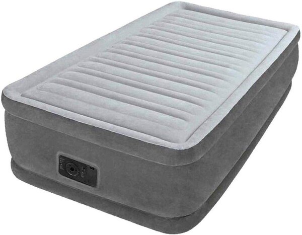 Materasso gonfiabile Comfort Plush, modello a medio profilo, con pompa integrata - Letto singolo - 99 cm x 191 cm x 33 cm