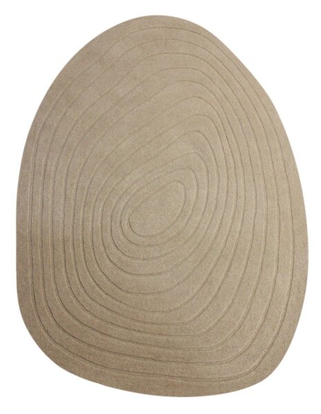 Tappeto beige in lana 160x230 cm Puddle Wool – Flair Rugs