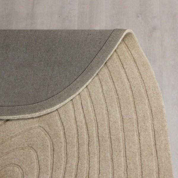 Tappeto beige in lana 160x230 cm Puddle Wool – Flair Rugs