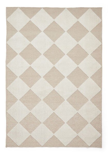 Tappeto bianco e beige lavabile 160x230 cm Lyna Beige&White – Think Rugs