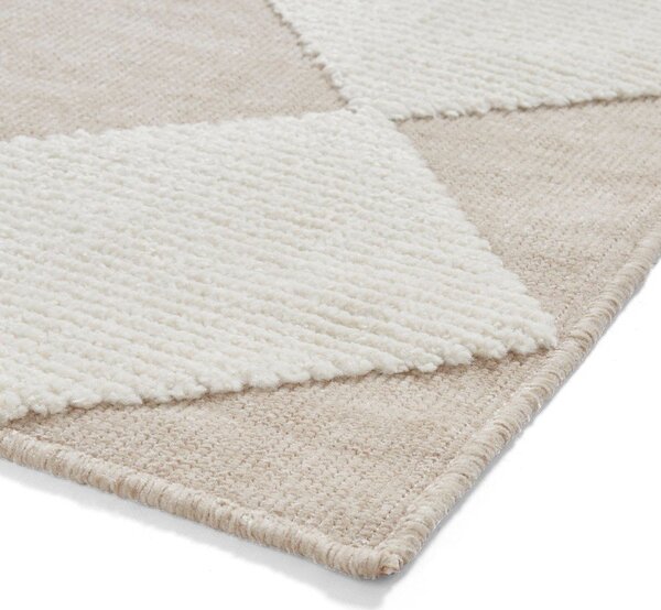Tappeto bianco e beige lavabile 160x230 cm Lyna Beige&White – Think Rugs