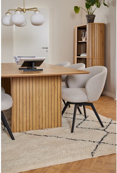 Tavolo da pranzo con piano effetto rovere 100x210 cm Colima - Actona