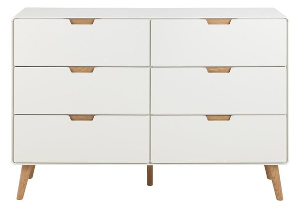 Cassettiera bianca 135x90x40 cm Lowell - Actona