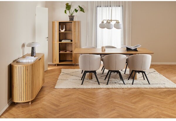 Tavolo da pranzo con piano effetto rovere 100x210 cm Colima - Actona