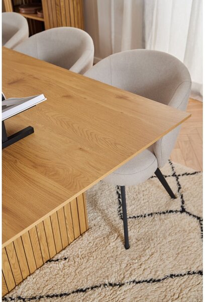 Tavolo da pranzo con piano effetto rovere 100x210 cm Colima - Actona