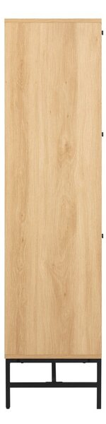 Scarpiera con ante in rovere colore naturale 99x140x35 cm Albany - Actona