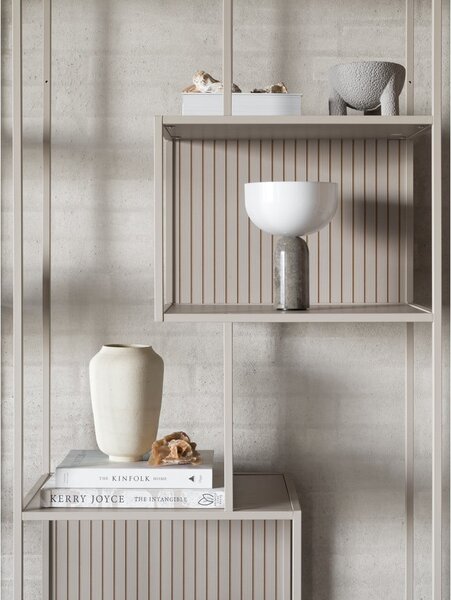 Libreria grigia 77x185x35 cm Seaford – Actona