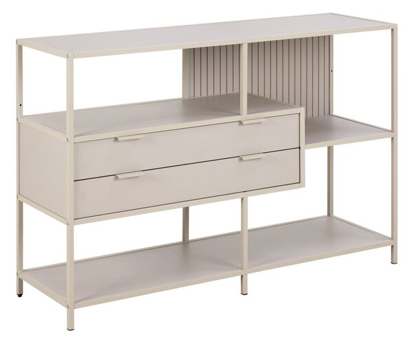 Libreria grigia 114x78x35 cm Seaford - Actona