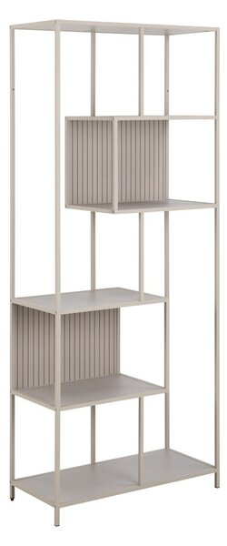 Libreria grigia 77x185x35 cm Seaford – Actona