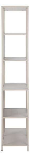 Libreria grigia 77x185x35 cm Seaford – Actona