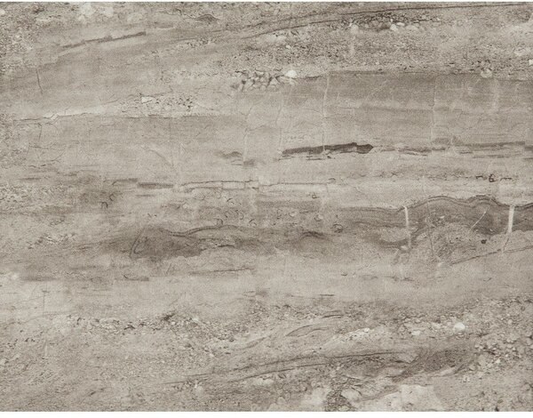 Tavolino grigio chiaro effetto marmo 75x100 cm Solano - Actona