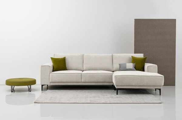 Divano angolare color crema (con penisola a destra) Copenhagen – Scandic