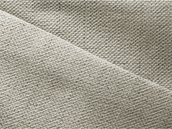 Divano angolare color crema allungabile/con contenitore (con penisola a sinistra) Nanea – Makamii