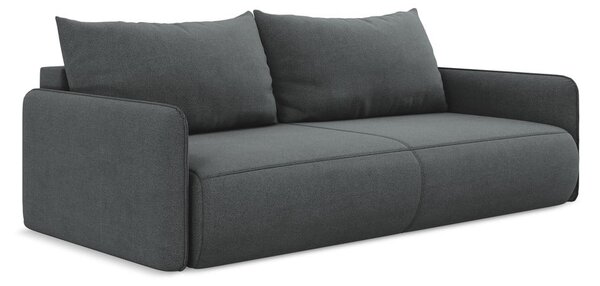 Divano grigio allungabile/con contenitore 216 cm Nanea – Makamii