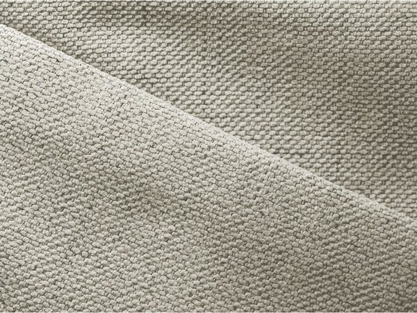 Divano angolare color crema allungabile/con contenitore (con penisola a destra) Nanea – Makamii
