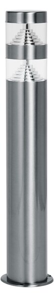 LEDVANCE ENDURA HYBRID ORION DOUBLE luce per esterni, luce ibrida, 4W, 340lm, colore della luce bianco caldo, temperatura di colore 3.000K, acciaio inossidabile, classe di protezione IP44 e IP67, funzionamento solare e a rete