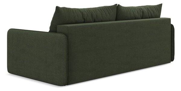 Divano verde allungabile/con contenitore 216 cm Nanea – Makamii