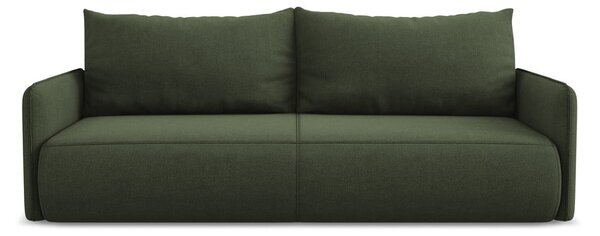 Divano verde allungabile/con contenitore 216 cm Nanea – Makamii