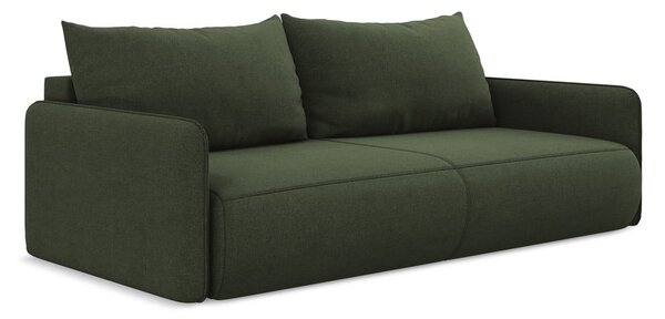 Divano verde allungabile/con contenitore 216 cm Nanea – Makamii