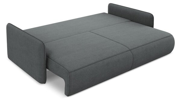 Divano grigio allungabile/con contenitore 216 cm Nanea – Makamii