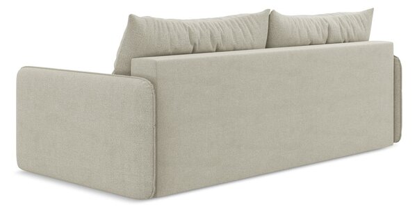Divano color crema allungabile/con contenitore 216 cm Nanea – Makamii