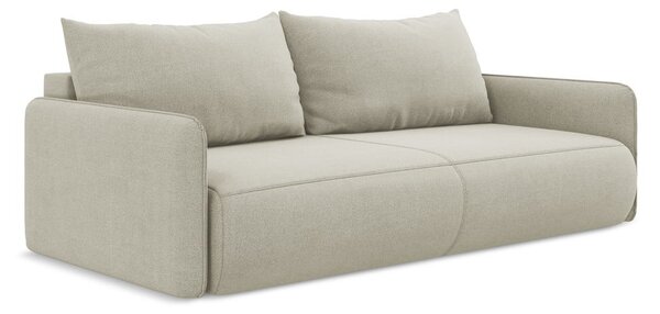 Divano color crema allungabile/con contenitore 216 cm Nanea – Makamii