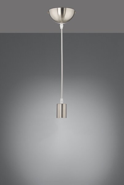 Lampada a sospensione, argento, altezza 150 cm, CORD