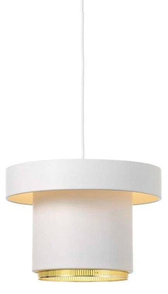 Lampada a sospensione Artek, Bianco, Sala da pranzo, Metallo