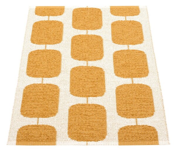 Tappeto da interno/esterno giallo ocra/color crema 70x100 cm Sten Ochre – Pappelina