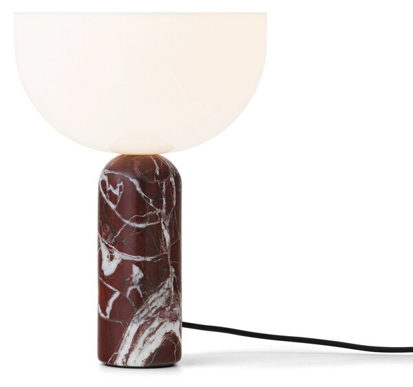 Lampade da tavolo New Works, Kizu Small, Rosso, Soggiorno, Marmo, Design