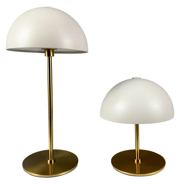 Lampade da tavolo Dyberg Larsen, Along, dimmerabile, Beige, Soggiorno, Metallo, Scandinavo