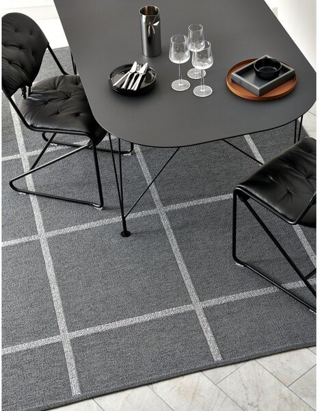 Tappeto da interno/esterno color antracite 70x100 cm Ada Granit – Pappelina