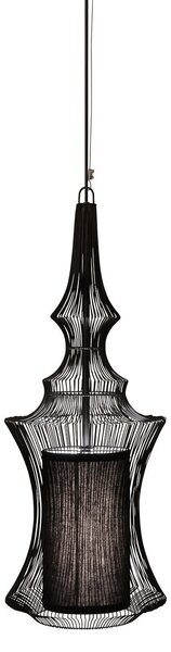 Lampada a sospensione Forestier, Tibet, dimmerabile, Nero, Soggiorno, Metallo, Design