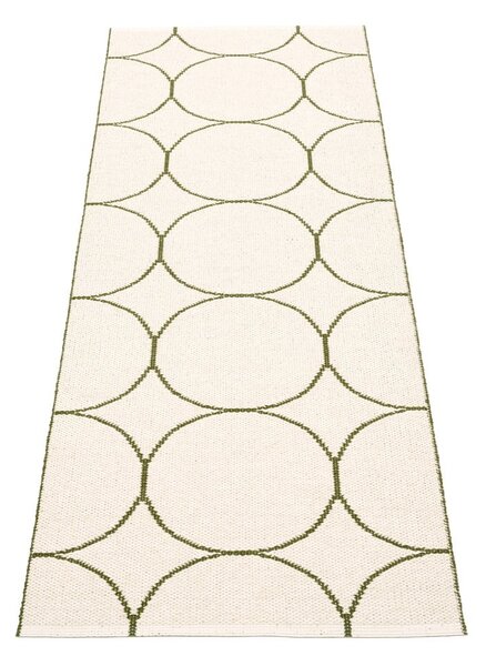 Passatoia da interno/esterno verde scuro 70x200 cm Boo Dark Olive – Pappelina