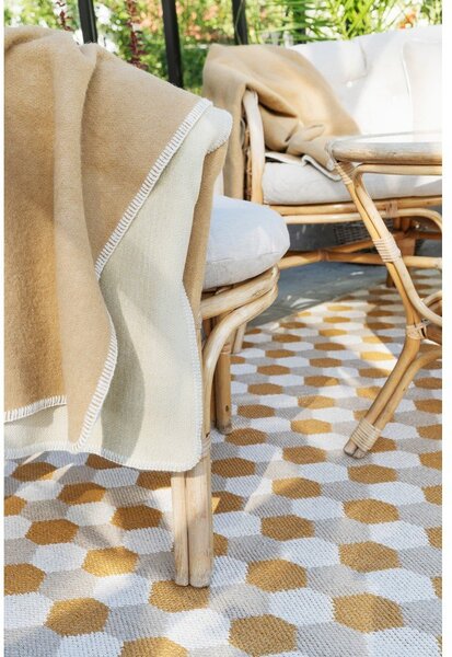 Passatoia da interno/esterno giallo ocra 70x160 cm Dana Ochre – Pappelina