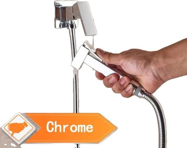 Rubinetto per bidet da bagno, alta pressione, cromo