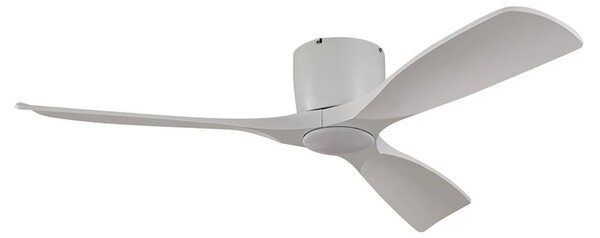 Ventilatore da soffitto LED Lucande Smart Moneno, bianco, DC, Tuya