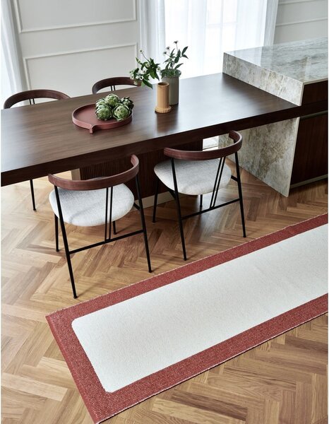 Passatoia da interno/esterno color mattone/color crema 70x240 cm Ilda Brick – Pappelina