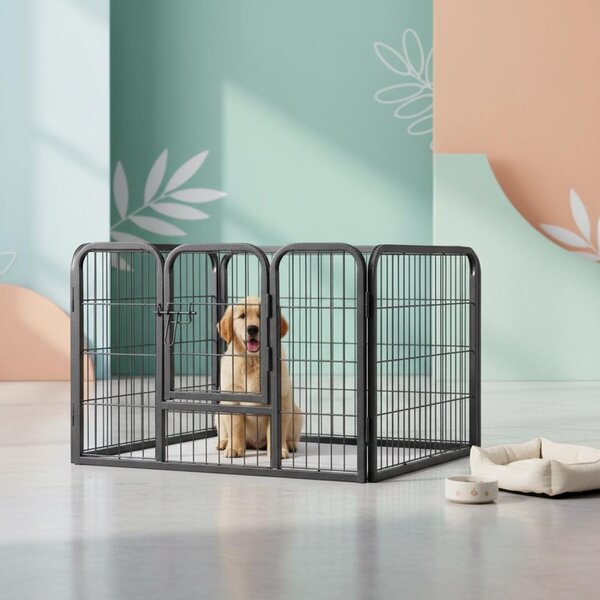 Melko recinto per cuccioli all'aperto recinto per cani recinto per animali - 91x63x61 CM