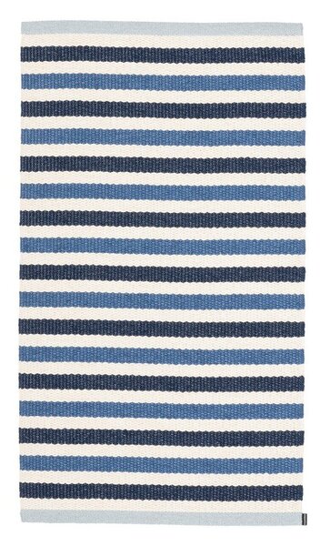 Tappeto da interno/esterno blu/color crema 70x120 cm Teo Denim – Pappelina