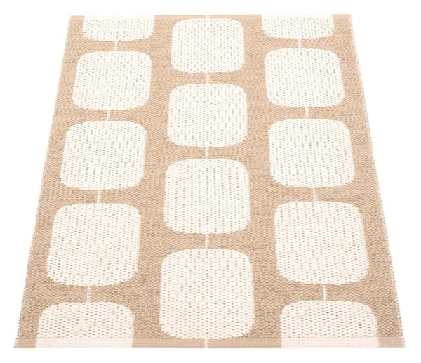 Tappeto da interno/esterno beige/color crema 70x100 cm Sten Light Nougat – Pappelina