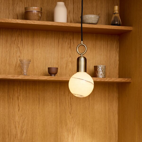 Lampada a sospensione Halo Design, Stockholm, dimmerabile, Bronzo / Ottone anticato, Soggiorno, Metallo, Design
