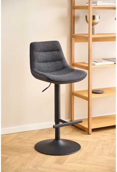 Sgabello da bar grigio con altezza regolabile (altezza seduta 65 cm) Adisa - Actona